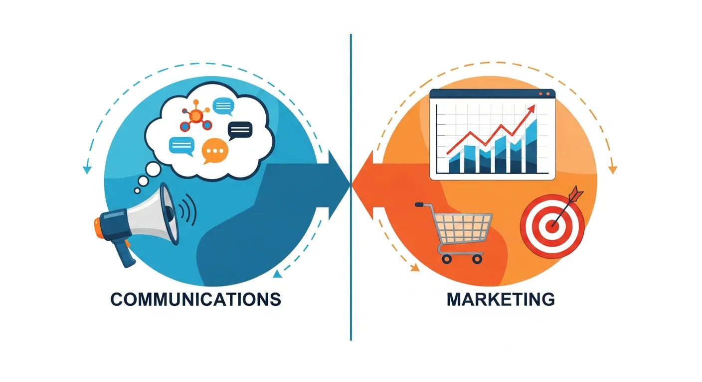 Communications vs Marketing 