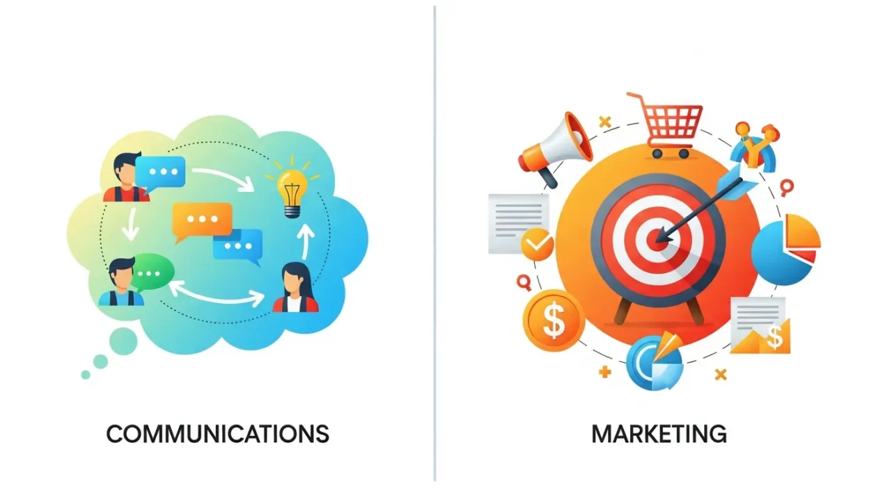 Communications vs Marketing