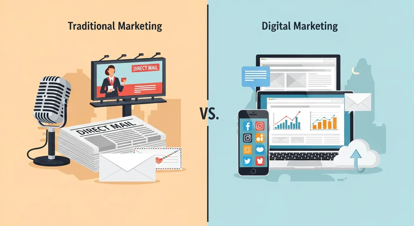 Traditional vs Digital