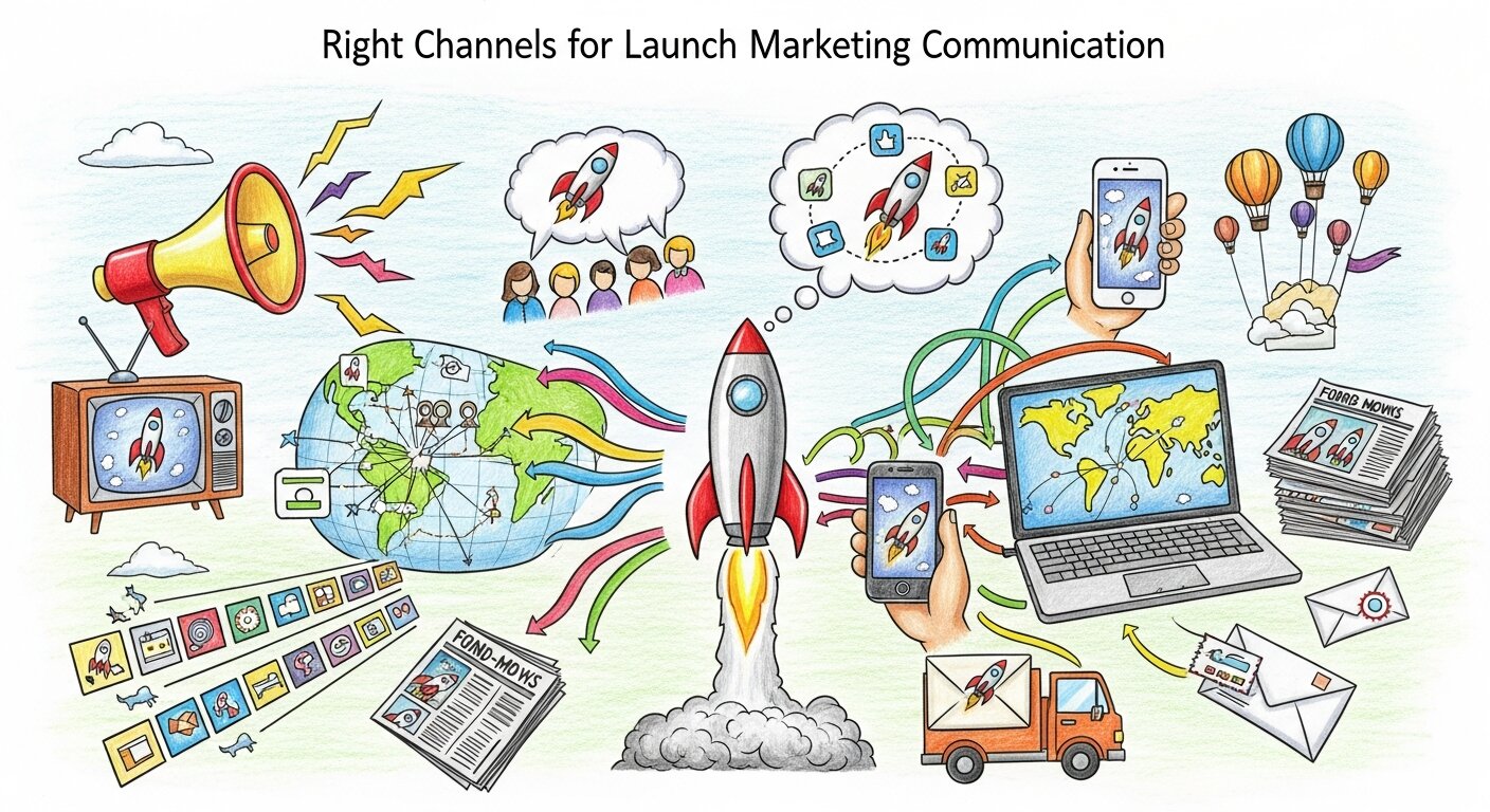 Right Channels for Launch Marketing Communication