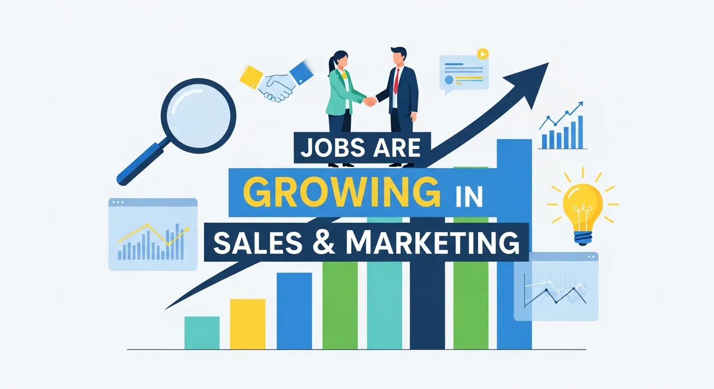 Jobs Are Growing in the Field of Sales and Marketing