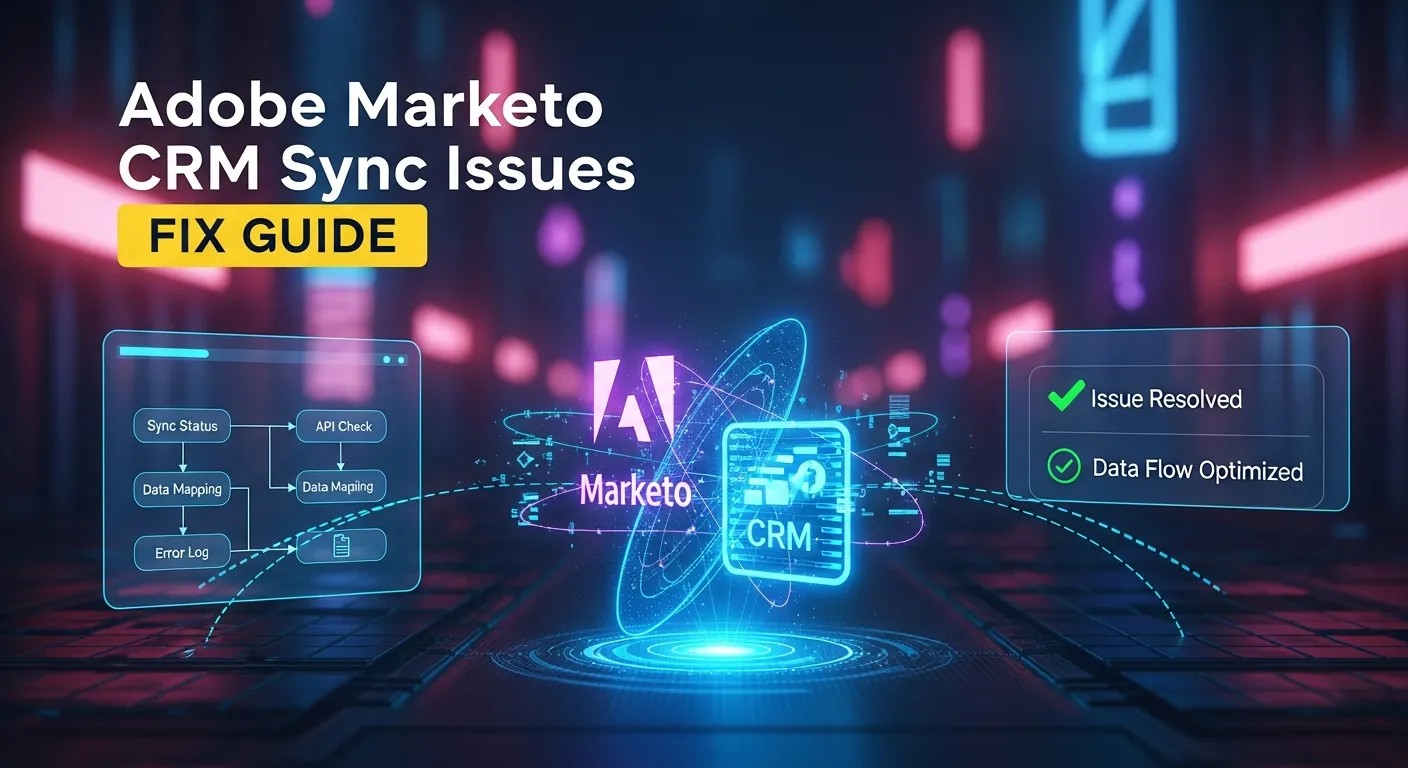 Adobe Marketo CRM Sync Issues Fix Guide
