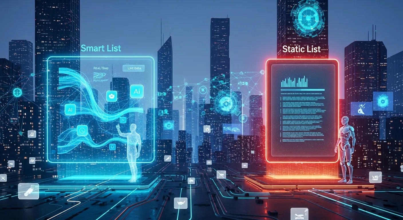 Difference Between Smart & Static Lists in Marketo