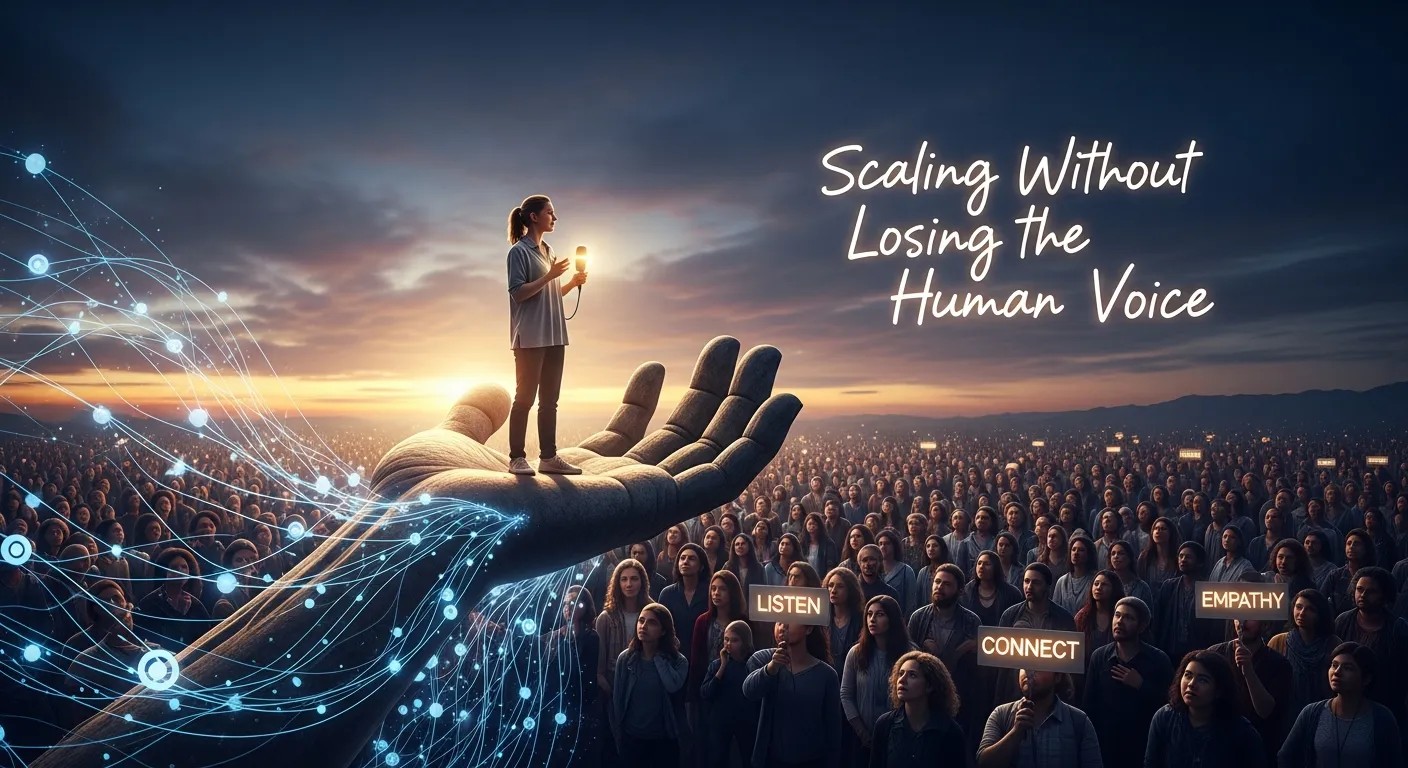 Scaling Without Losing the Human Voice