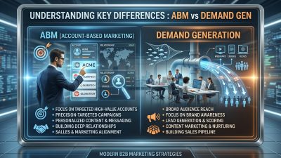 Understanding Key Differences : ABM vs Demand Gen