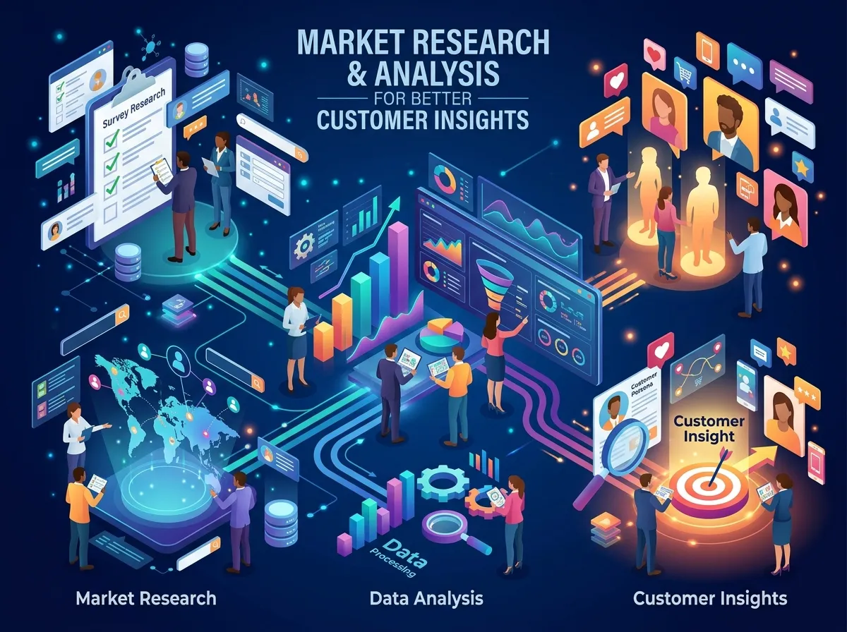 Market Research and Analysis for Better Customer Insights