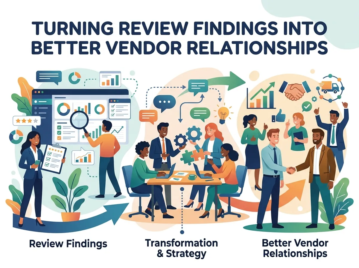 Turning Review Findings Into Better Vendor Relationships
